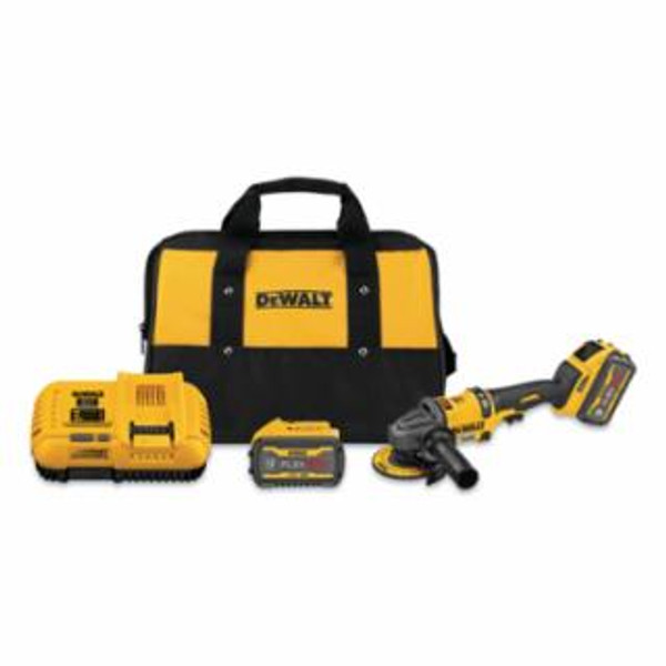 DEWALT® 60V MAX BRUSHLESS 4.5"-6" SM ANGLE GRINDER 2 BAT