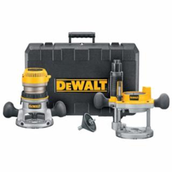 DEWALT® 1-3/4 HP FIXED BASE/PLUNGE BASE ROUTER COMBO