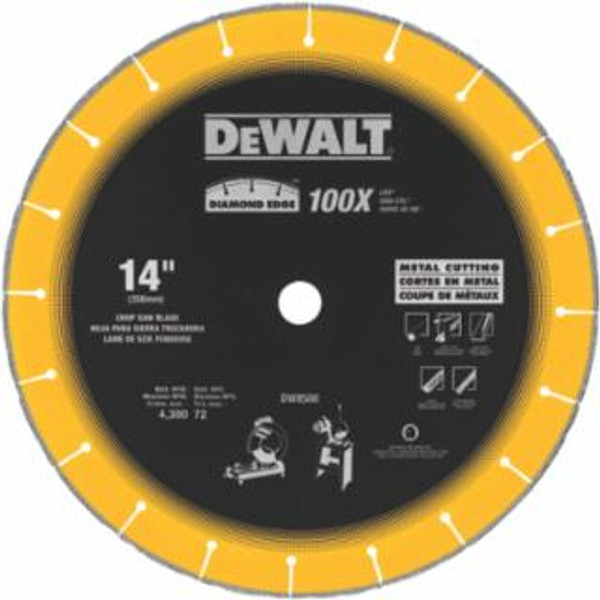DIAMOND EDGE CHOP SAW BLADE 14" X 1"