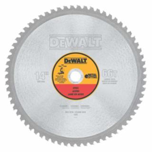 DEWALT® 14IN 66T H.GA FERR MTL CUT 1IN ARBOR