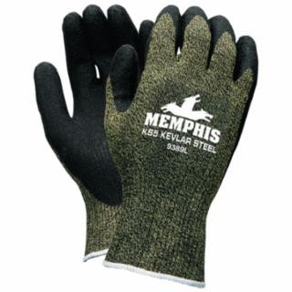 Mcr Safety 9389XXL Ks-5 13 Ga Kevlar Ss/Nylon Blk Latex Dip Palm (1 Pair)