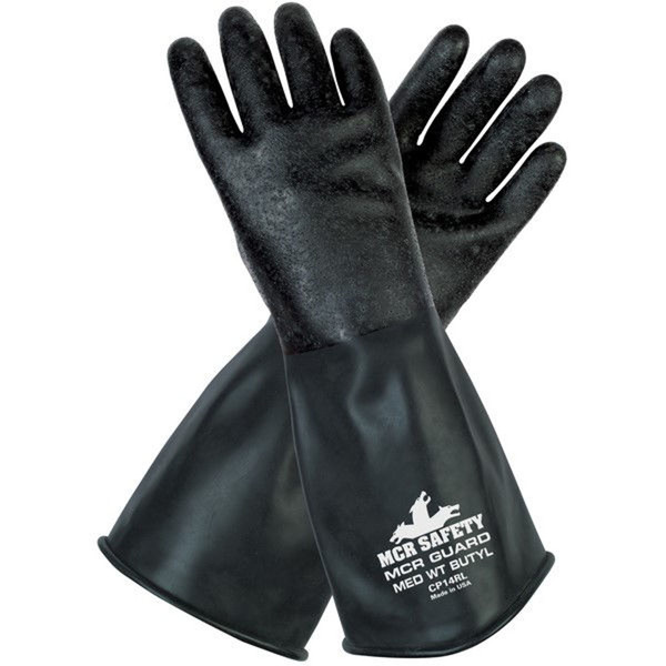 MCR SAFETY SMALL MCR GUARD 14" GLOVE 14 MIL ROUGH