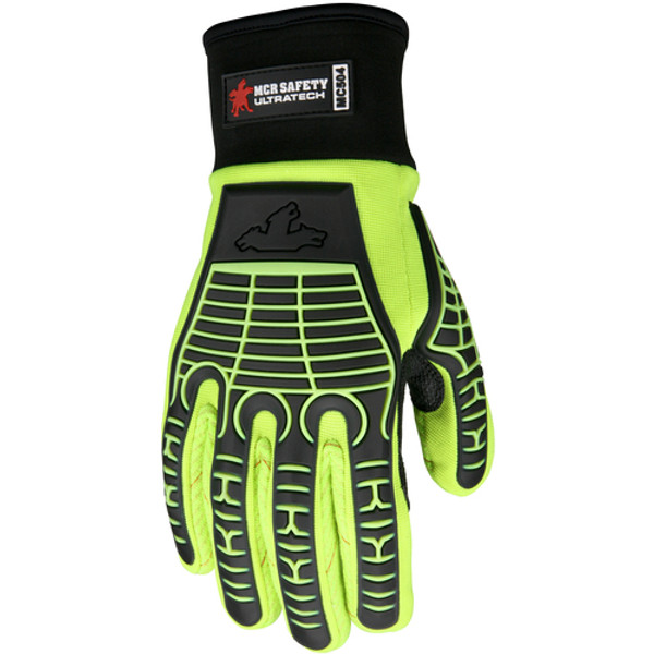 MCR SAFETY ULTRATECH MULTI-TASK COTHI-VIZ LIME GLOVE XL