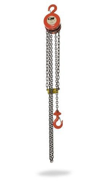 CM COLUMBUS MCKINNON 622A HAND CHAIN HOIST 1/2 TON; 10' LIFT