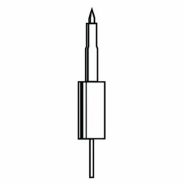 WELLER .015DIA.X200L CONICAL TIP F/MT1500