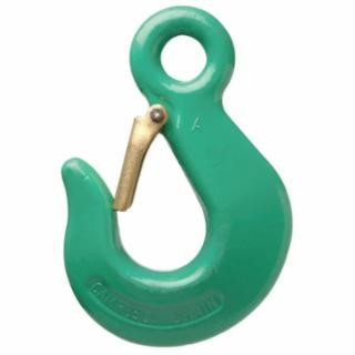 Campbell 5646495PL Eye Sling Hook-9/32"-W/Latch-Grade 100