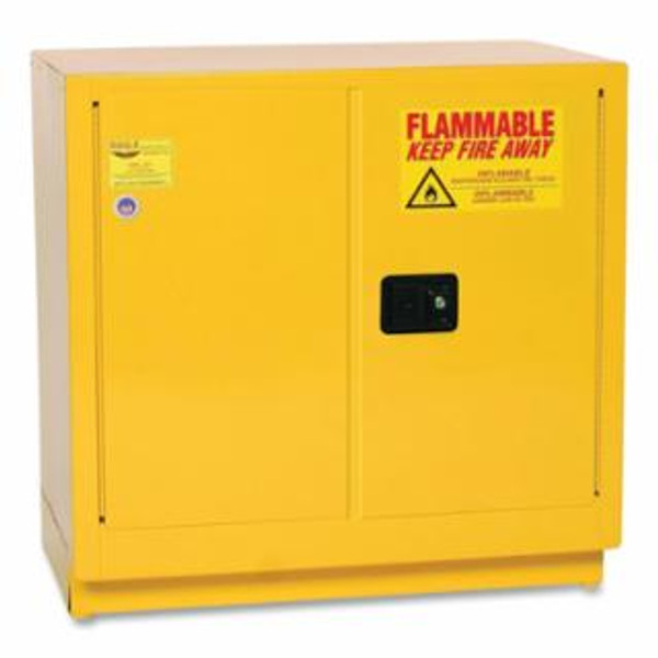 EAGLE 22G FLAMMABLE SAFETY CABINET-MAN. CLOSE