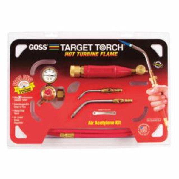 GOSS ACET-O-LITE SNAP-IN STYLE ACETYLENE KIT-W/GA3 &