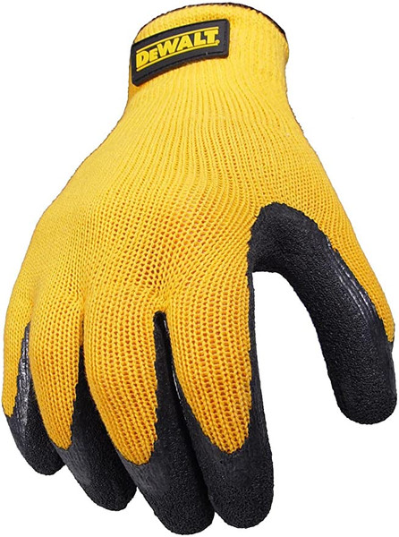 DEWALT TEXTURED RUBBER COATED GRIPPER GLV-M