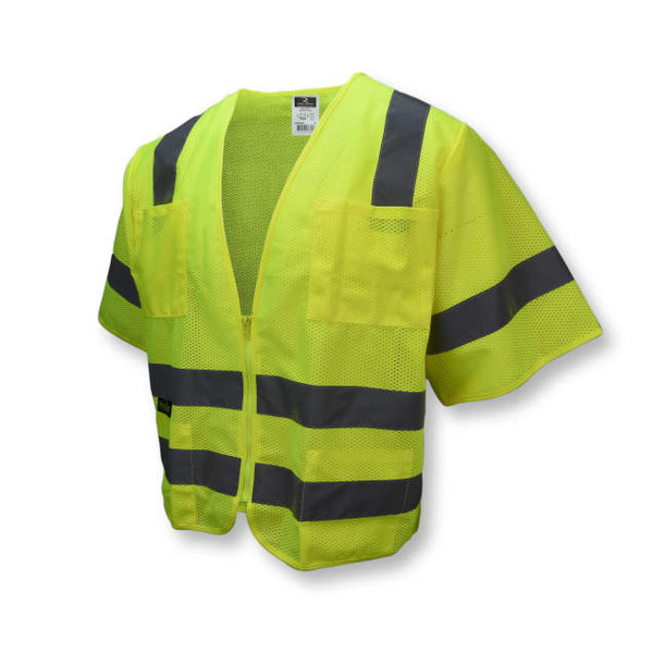 RADIANS STANDARD TPR/CL3 MESH SAFETY VEST-GRN-XL