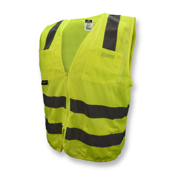 Radians SV8GML Standard Tpr/Cl2 Mesh Safety Vest-Grn-L