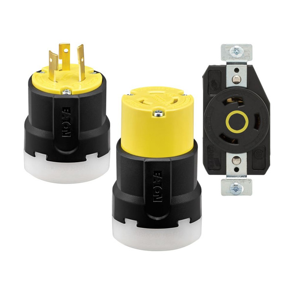 EATON CROUSE-HINDS PLUG LOCKING 125V 2P3W 20A CC-YELLOW