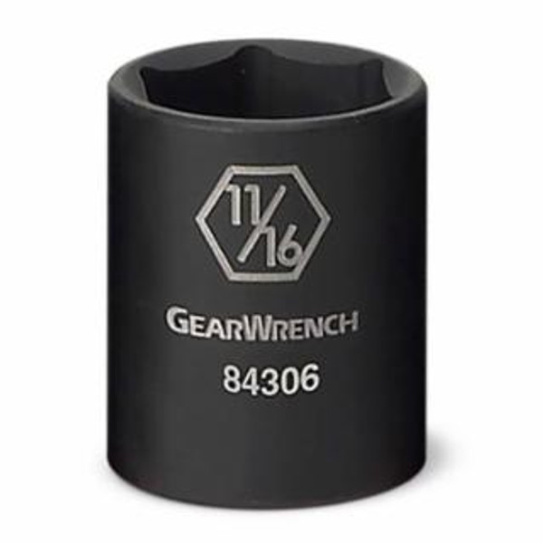 GEARWRENCH 3/8" DRIVE 6 POINT STANIMPACT SAE SOCKET 5/16"
