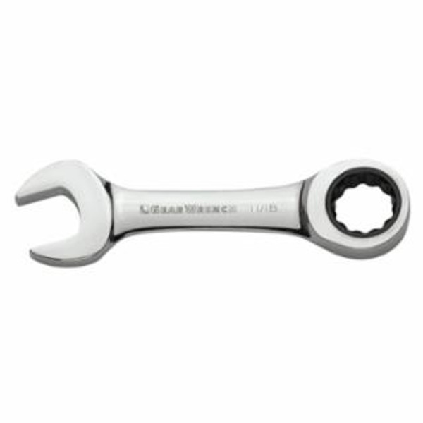 GEARWRENCH 11/16 STUBBY COMBO RATCHETING WRENCH