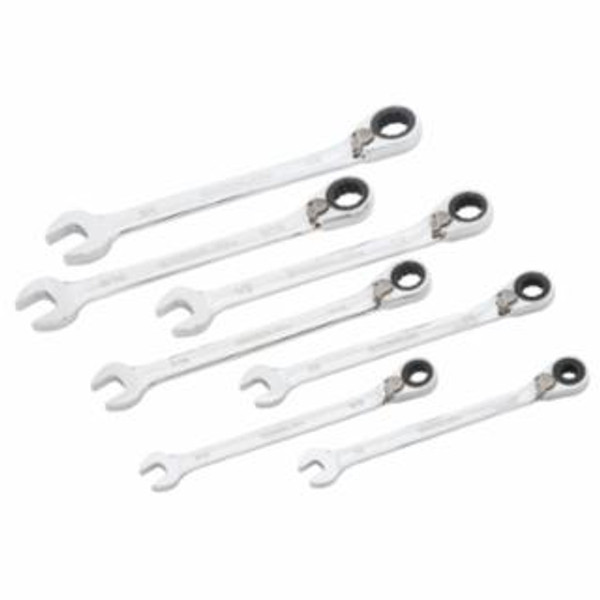 GREENLEE 7-PC COMBO RATCHETINGWRENCH SET