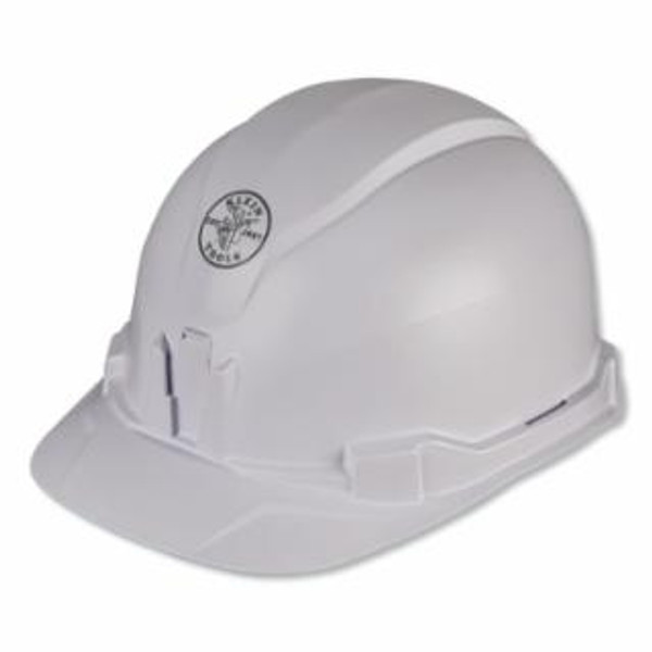 Klein Tools 60407RL Hard Hat, Vented, Full Brim with Rechargeable Headlamp, White Klein Tools 60407RL Hard Hat, Vented, Full Brim with Rechargeable Headlamp, White