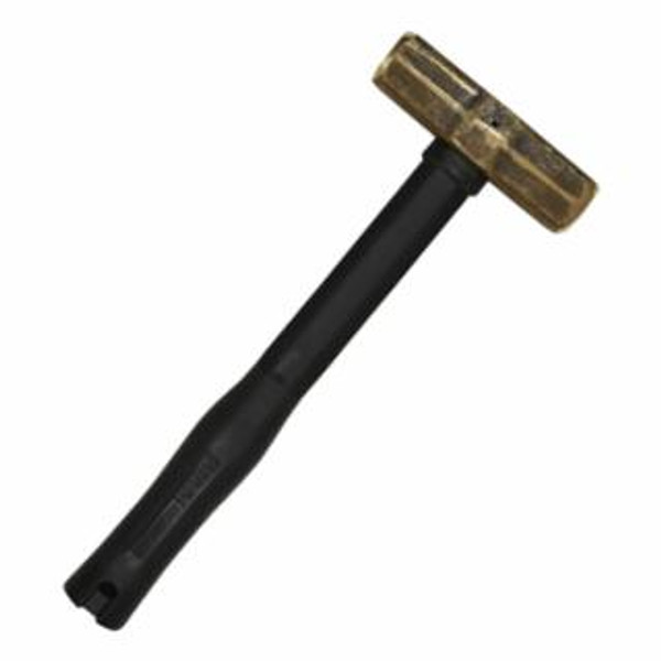 KLEIN TOOLS BRASS SLEDGE HAMMER - FIBERGLASS RUBBER HND 7#