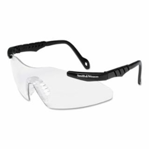 SMITH AND WESSON S&W MAGNUM 3G SAFETY GLASSES BLK FRAME CLEAR LEN
