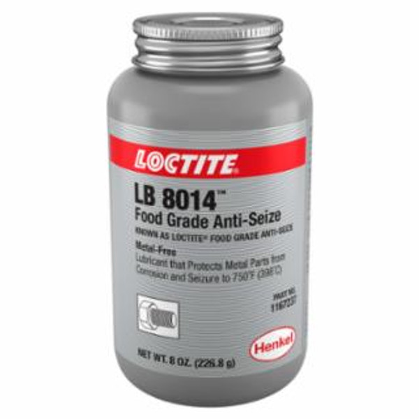 LOCTITE FOOD GRADE ANTI-SEIZE METAL-FREE 8 OZ  BRUSH TOP