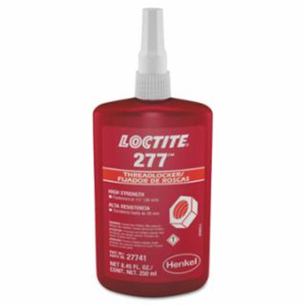 LOCTITE 250-ML THREADLOCKER 277HIGH STRENGTH/LGE THREAD