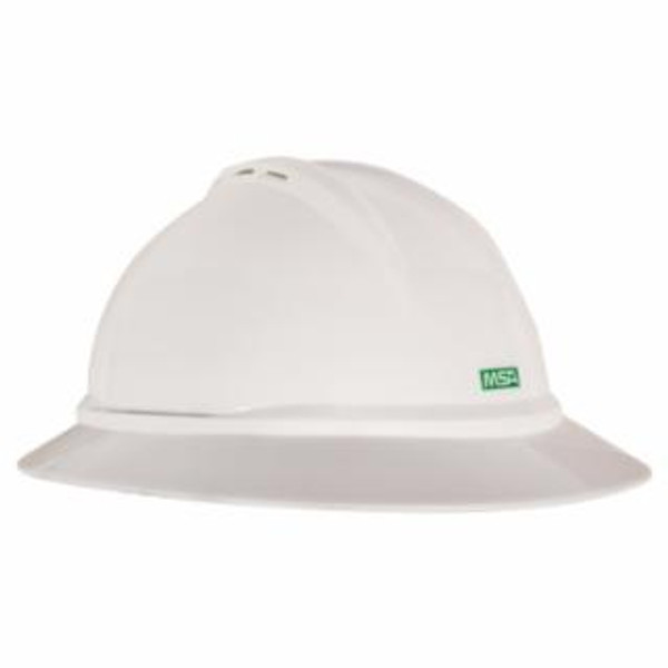 MSA V-GARD VENTED HV. LIME GREEN HD CAP 6 PT SUSP.