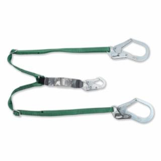 MSA 10191758 Ea Lanyard Lg.Snap Adj Twin 6' Ansi