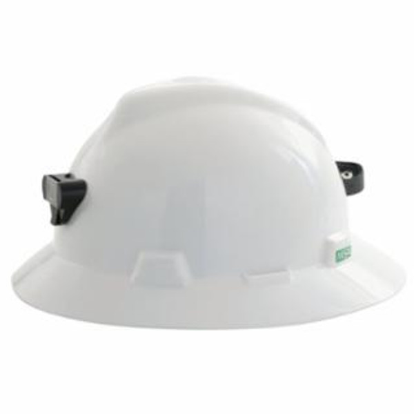 MSA WHITE V-GARD HAT W/STAZ-