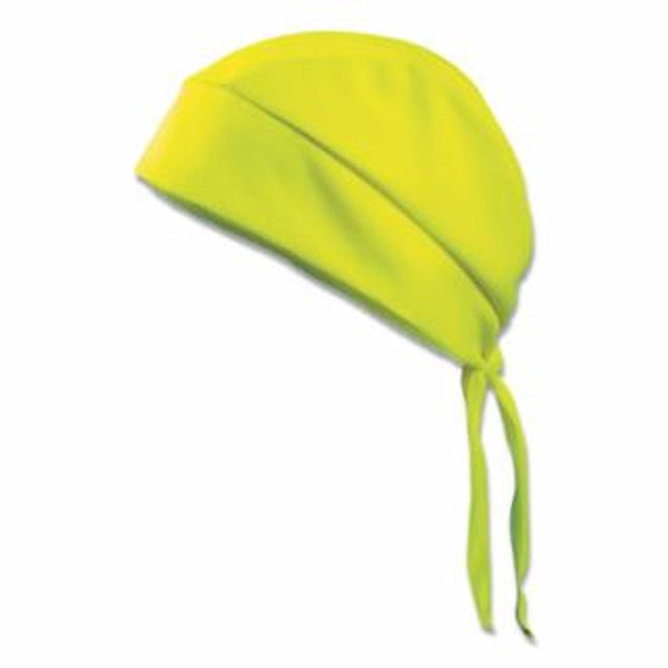 COOLING/WICKING TIE-BACKSKULL CAP  YEL ONE SZ