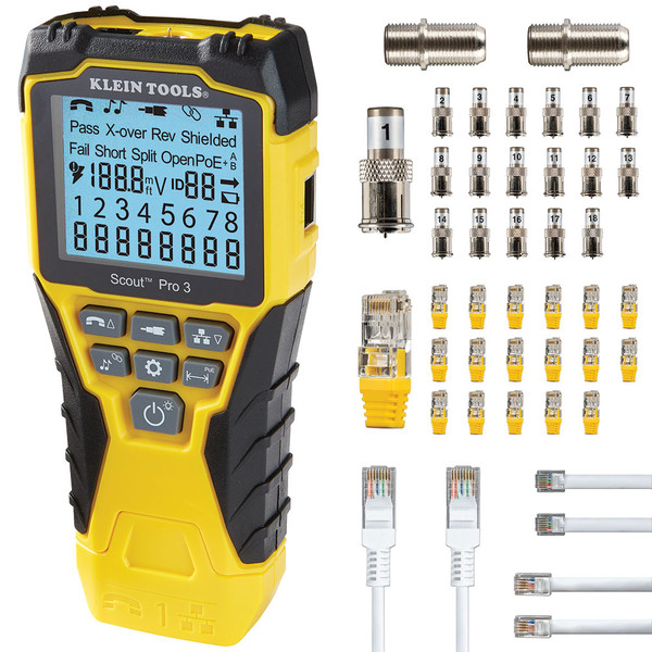 Klein Tools VDV501-852 Scout  Pro 3 Tester with Locator Remote Kit