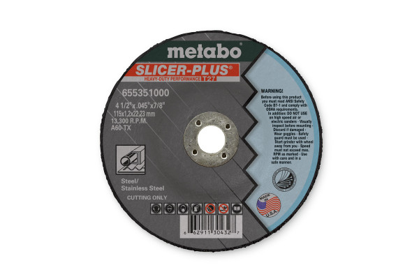 METABO 9 X 1/16 X 5/8-11 A46TZ