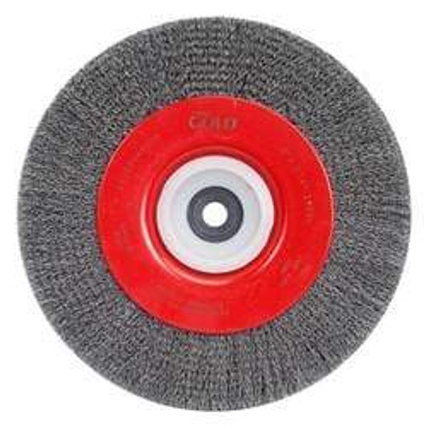 CARBORUNDUM WIRE-8X.014X1/2-2 CRIMPED BENCH WHEEL 1-