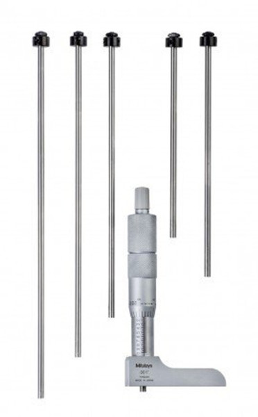 Mitutoyo 129-332 0-6" Half-Base Depth Micrometer