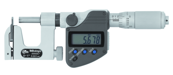 MITUTOYO MICROMETER UNI-MIKE  0-1"  .00005"/0.001MM  IP65