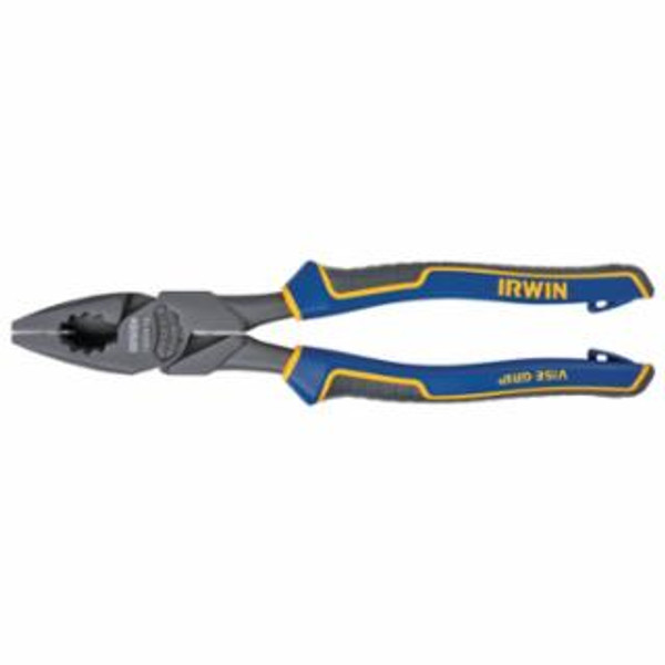 IRWIN 9.5IN HIGH LEVERAGE LINEMAN'S PLIERS W/FISH TAPE