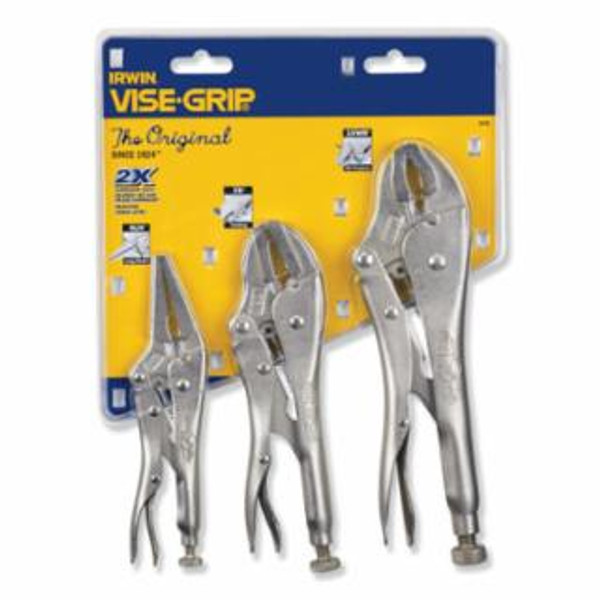 IRWIN 3 PC ORIGINAL LOCKING PLIERS SET C