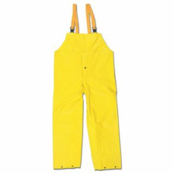 MCR SAFETY CONCORD- .35MM NEO/NYLONBIB OVERALL- W/FLY- YLW