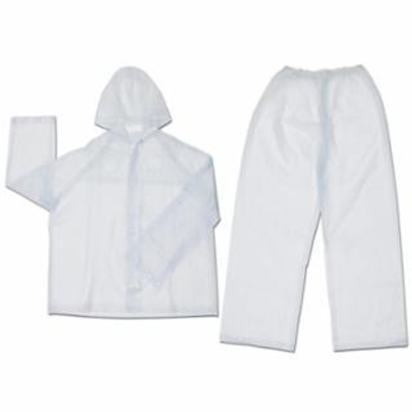 SQUALL- .20MM- SINGLE PLY- PVC- SUIT 2 PC- CLEAR
