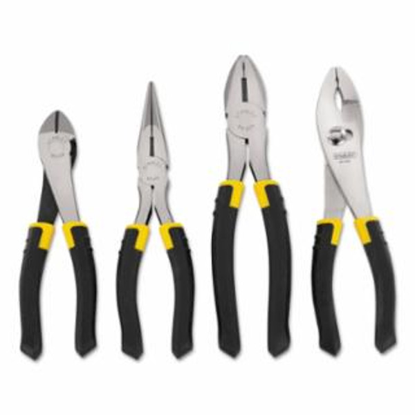 STANLEY BI-MATERIAL PLIER SET -4 PIECES