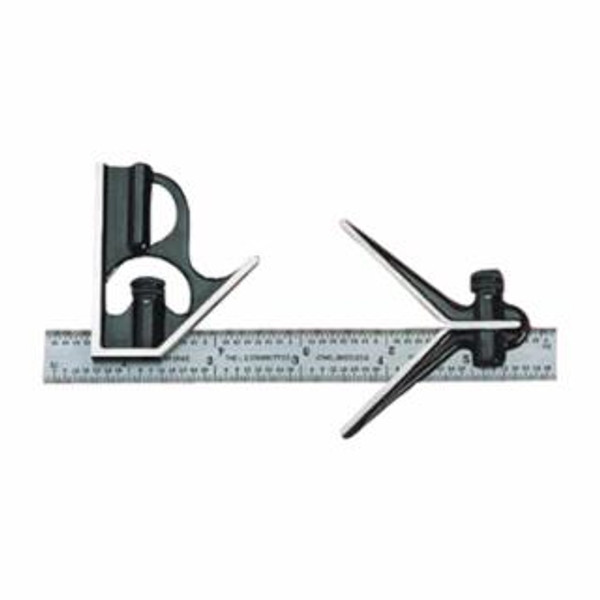 L.S. STARRETT 33JH-6-4R 6" JUNIOR COMBSQUARE- 4R GRAD