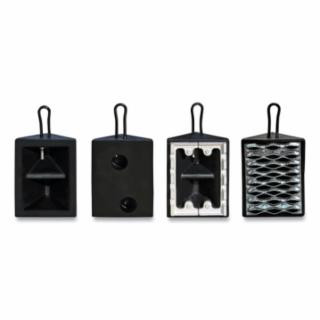 Checkers RC450-S Wheel Chockutilityrbr10"X8"X5.5"Solid Bottom