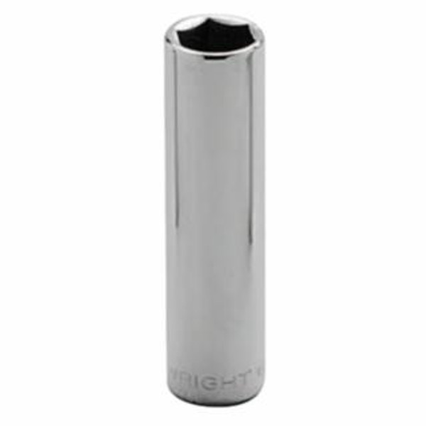 WRIGHT TOOL 13MM 1/4" DR 6PT DEEP METRIC SOCKET