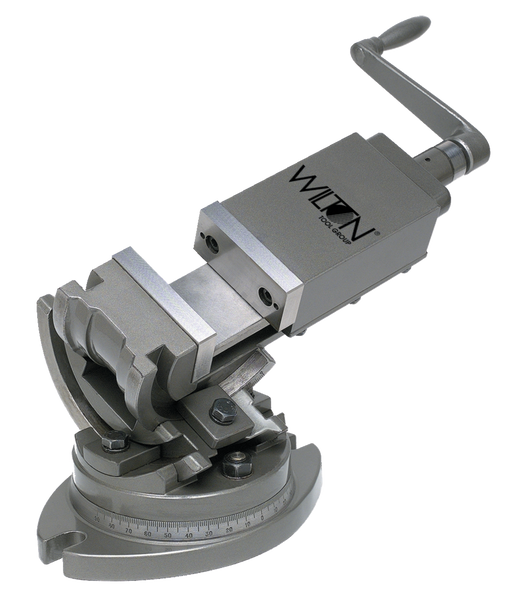 WILTON WL9-11803 Tlt/Sp-125, 3-Axis Precision Tilting Vise 5" Jaw Width, 1-3/4 Depth