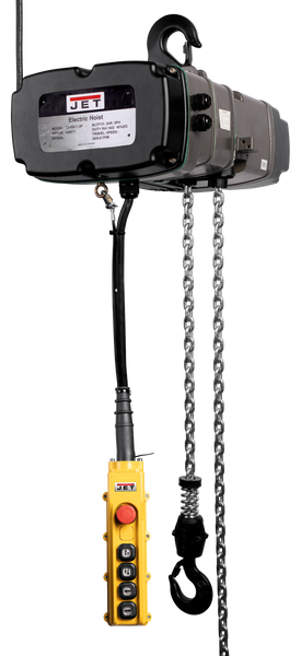 JET JT9-140118 TS300-020 3T Electric Hoist 20' Lift 3 PH