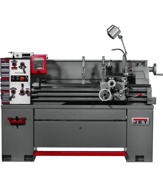 JET JT9-311445 EVS-1440B EVS Lathe with Acu-Rite 203 DRO & Taper Attachment