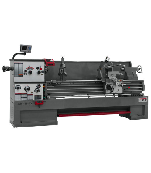 JET JT9-321493 Gh-1880Zx With Acu-Rite 203 Dro With Taper Attachment And Collet Closer-- While Supplies Last