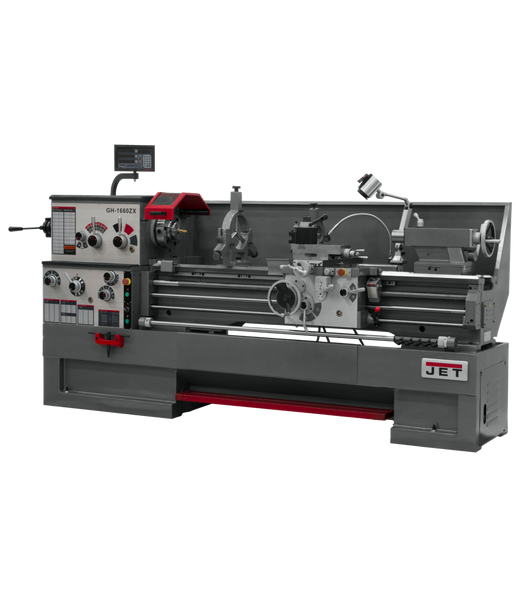JET JT9-321576 GH-1660ZX With ACU-RITE 203 DRO With Taper Attachment and Collet Closer