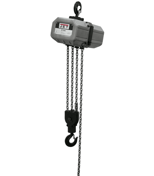 JET JT9-332000 3SS-3C-20, 3 Ton, 3Ph, 20' Lift, 230/460V, Prewired 460V
