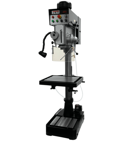 JET JT9-354245 JDP-20EVST-230-PDF, 20" EVS Geared Head Drill Press with Tapping & Power Downfeed 230V