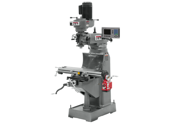 JET JT9-690047 JVM-836-3 Mill With 3-Axis ACU-RITE 203 DRO (Knee) With X and Y-Axis Powerfeeds