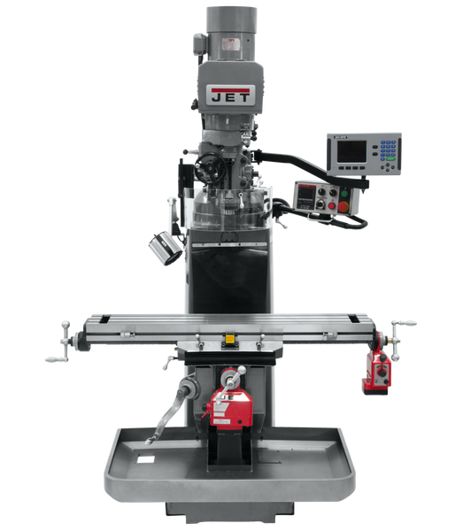 JET JT9-690527 Jtm-949Evs Mill With 3-Axis Acu-Rite 203 Dro (Knee) With X And Y-Axis Powerfeeds